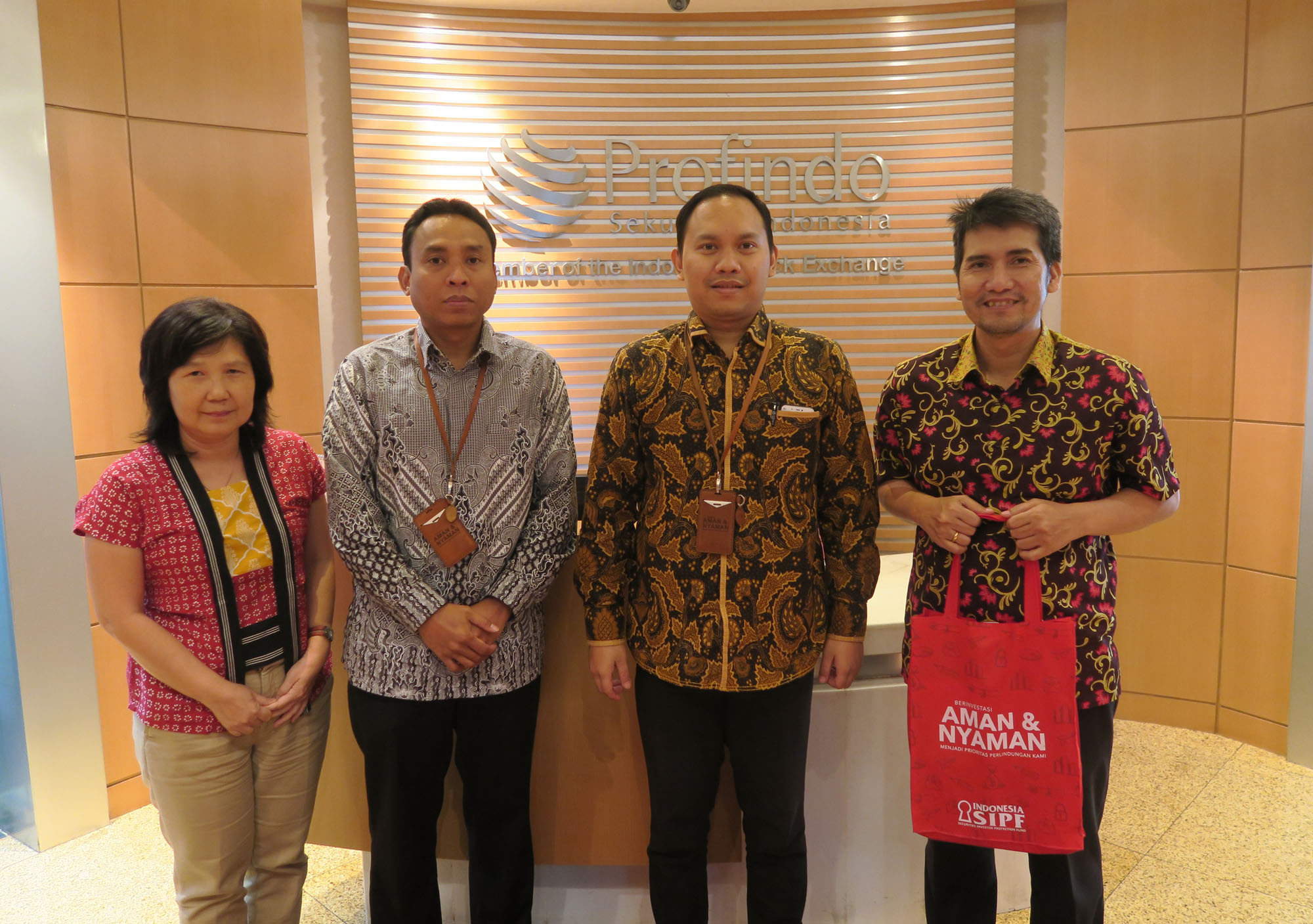 Kunjungan ke PT Profindo Sekuritas Indonesia Dalam Rangka Sosialisasi Dana Perlindungan Pemodal