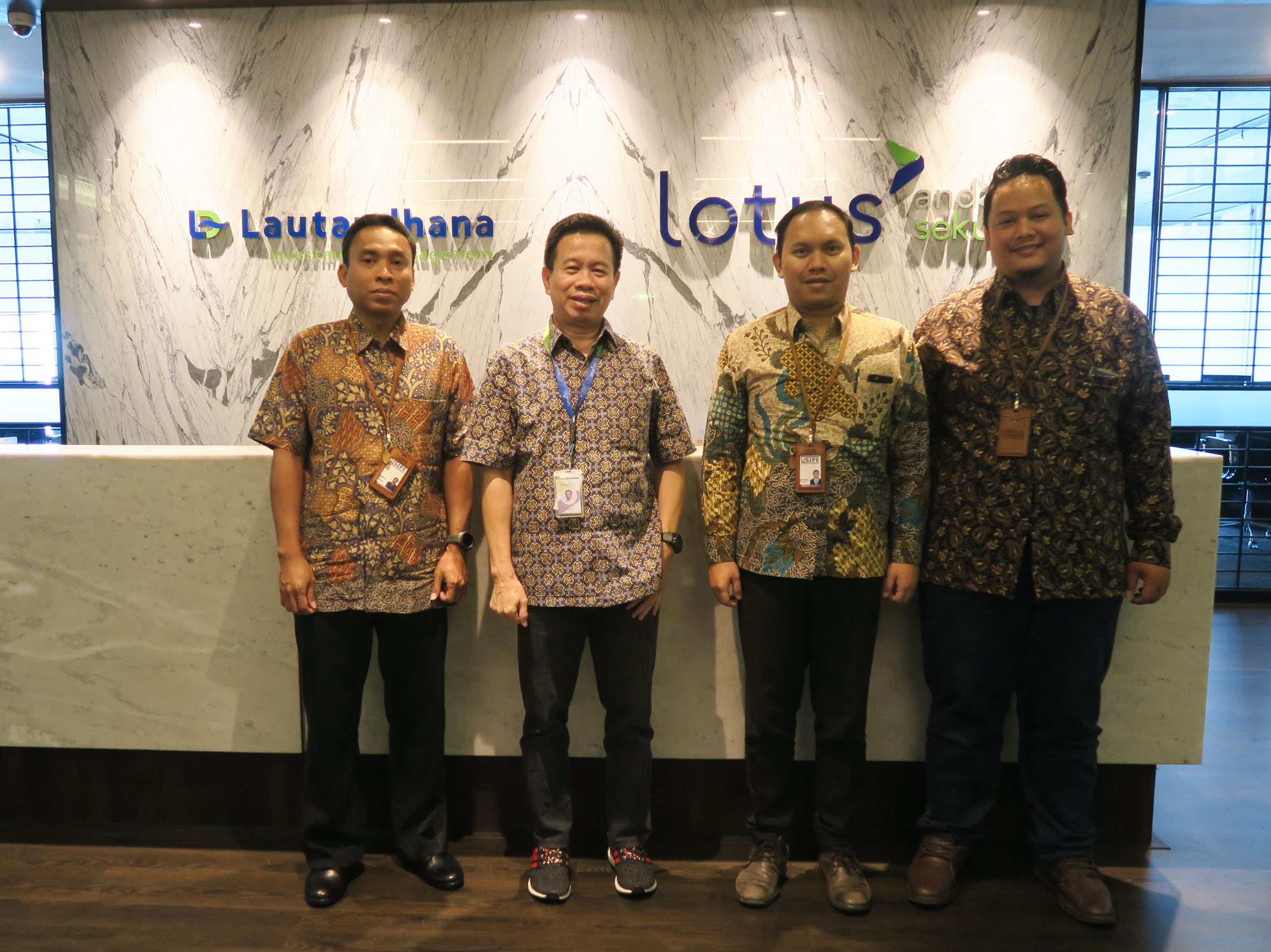 Kunjungan Ke PT Lotus Andalan Sekuritas Dalam Rangka Sosialisasi Dana Perlindungan Pemodal