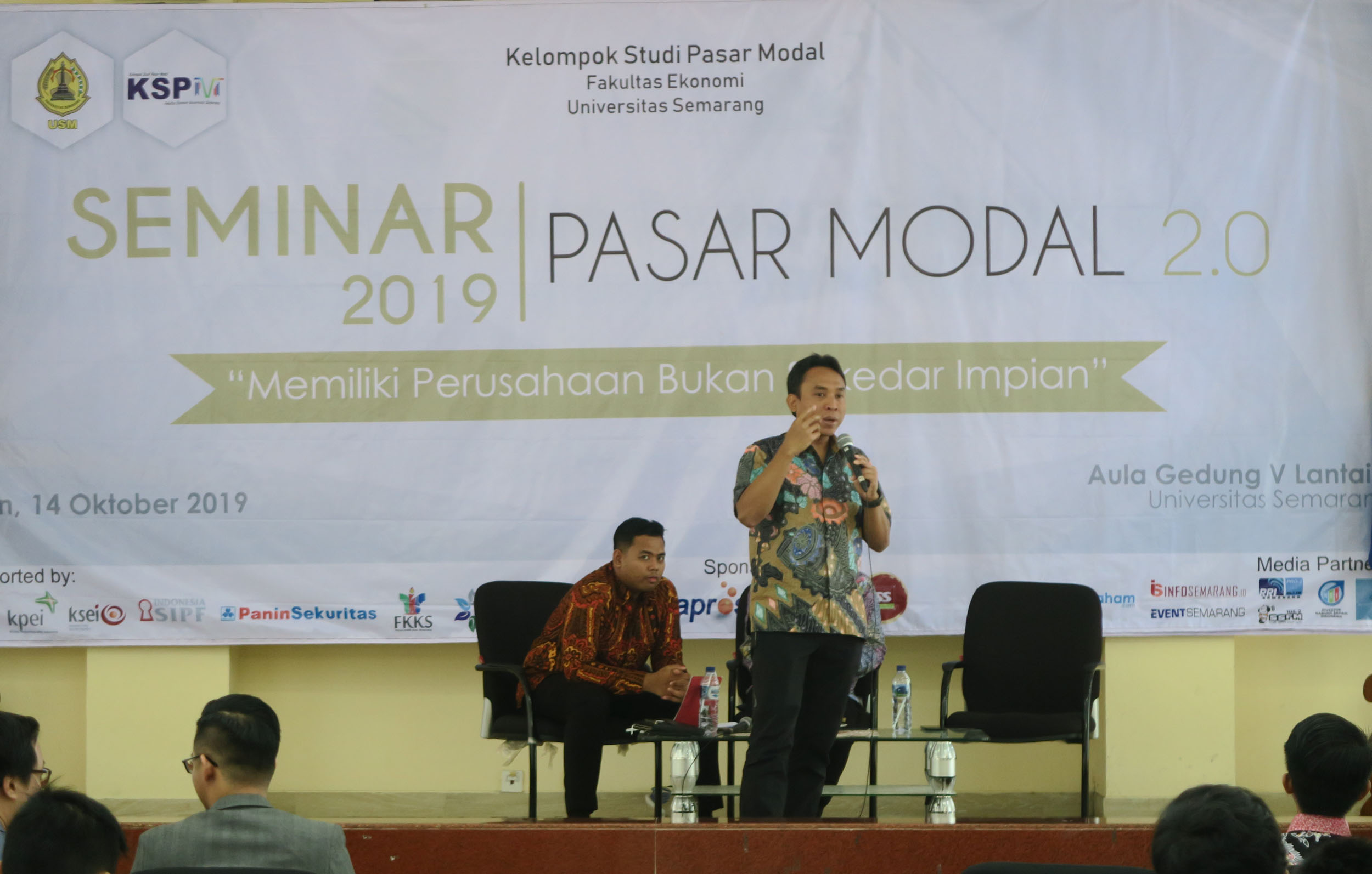 Sosialisasi Bersama BEI KP Jawa Tengah I dan KSPM Universitas Semarang