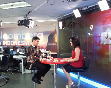 Interview dengan Bloomberg TV perihal Keberadaan Indonesia SIPF di Pasar Modal Indonesia